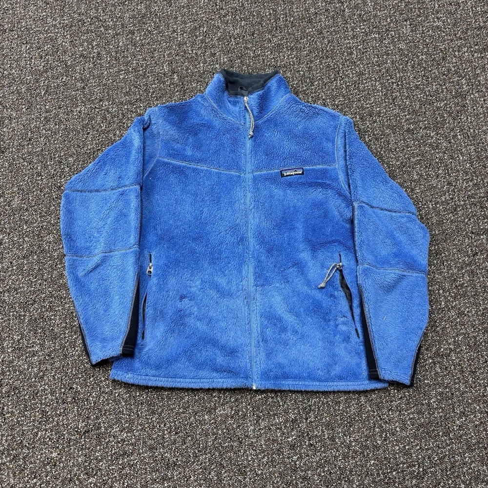 Vintage 1990s women's m Patagonia Regulator Fleece Jacket Made in USA Purple